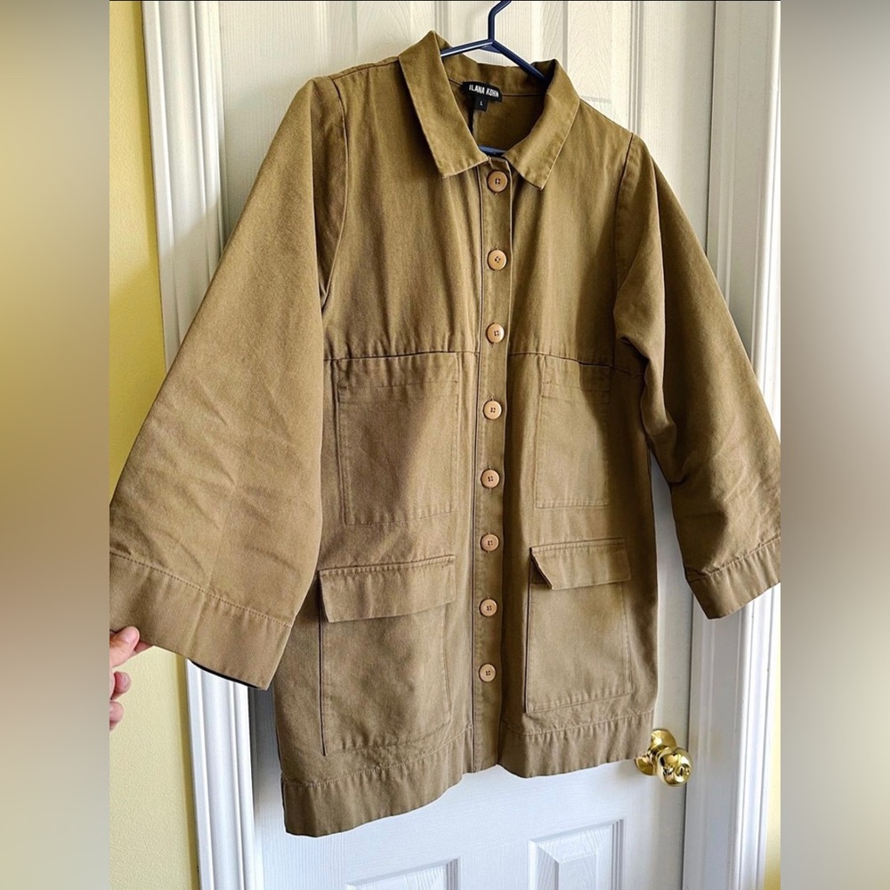 Ilana Kohn Utility Jacket in Olive